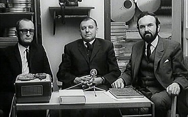 Objevitel Cimrmana Karel Velebný (vlevo).