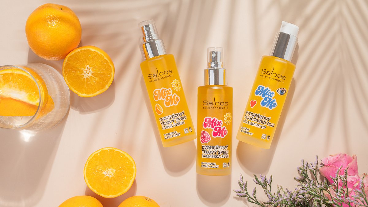 Dvoufázové NOVINKY Mix Me: 
Hydratace a péče pro pleť i tělo